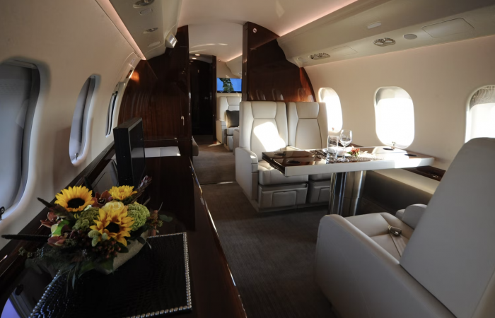 Celine Dion's private jet